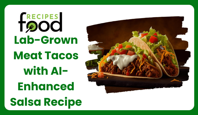 Lab-Grown Meat Tacos with AI-Enhanced Salsa
